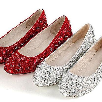 Nice crystal formal shoes Jeweled B..