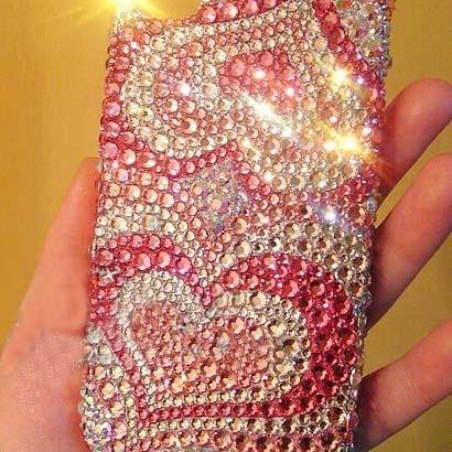 Fashion Pink Love Diamand Hard Back Case Cover For..