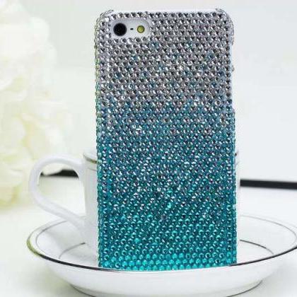 Fresh And Blue And White Diamond Hard Back Mobile..