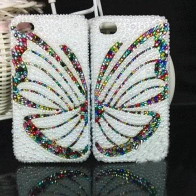 Muticolored Butterfly Diamond Hard Back Mobile..