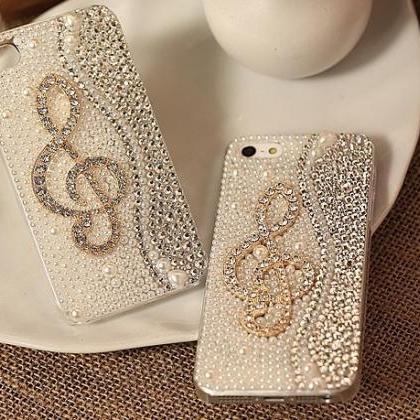 6c 6s Plus Arrive Fashion Bling Musical Notes..