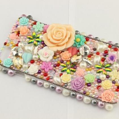 6c 6s Plus Colorful Floral Hard Back Mobile Phone..
