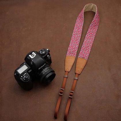 High Quality Red Comfortable Camera Strap Neck..