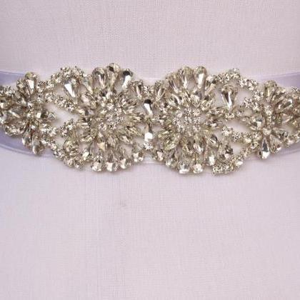 2015 Design Bridal Sash Handmade Crystals Beads..