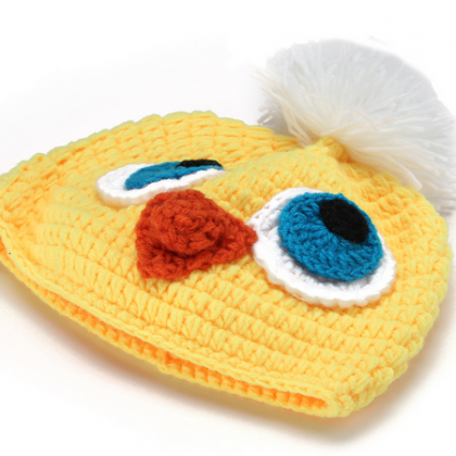 Ducklings three-piece Hand knitted ..