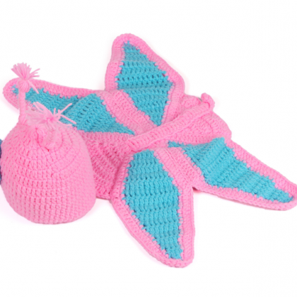 Butterfly Hand knitted wool clothes..
