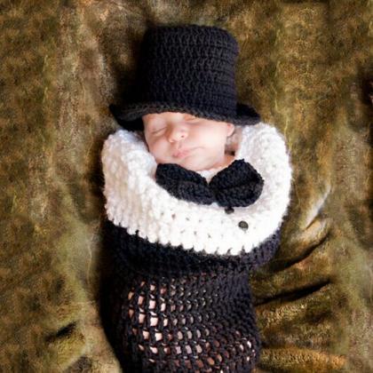 Gentleman sleeping bag Hand knitted..