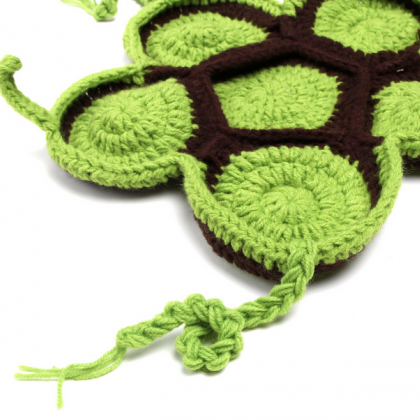 Tortoise Hand knitted wool clothes ..
