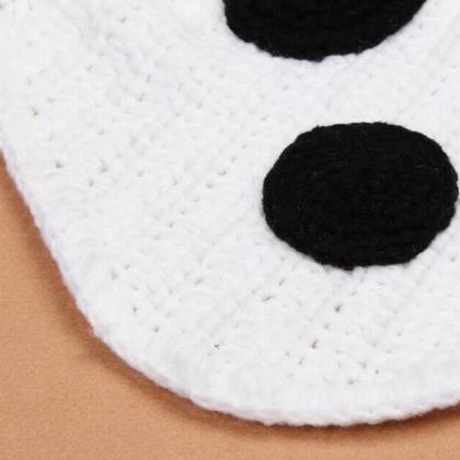 Panda Cloak Hand knitted wool cloth..
