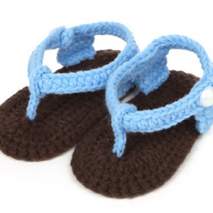 Hand-woven Soft Bottom Baby Shoes Infant Shoes..