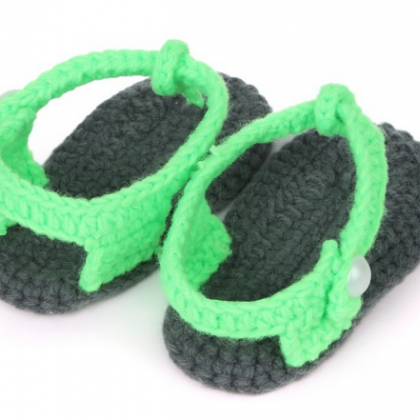 Hand-woven Soft Bottom Baby Shoes Infant Shoes..