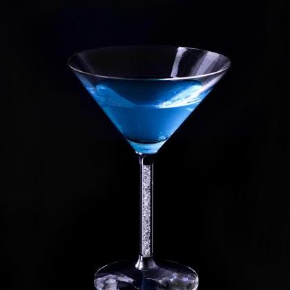 Personlized Crystal cocktail glass ..