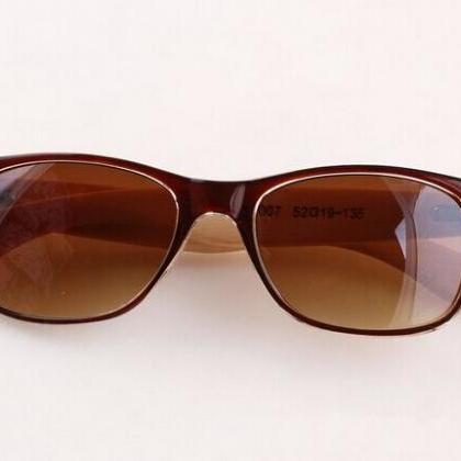 Retro Sunglasses Plastic Frame Handmade Natural..