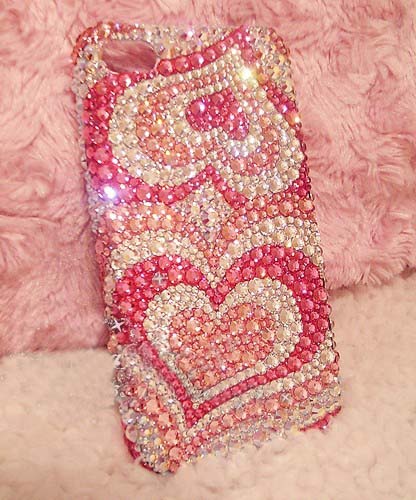 Fashion Pink Love Diamand Hard Back Case Cover For Iphone 6s Case,iphone 6s Plus Case,iphone 6c Case,iphone 5case,iphone5scase,iphone7
