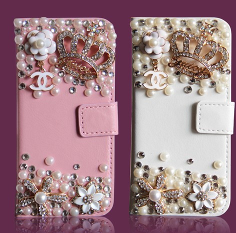 6c 6s Plus Pearl Floral Crown Diamond Hard Back Mobile Phone Case Cover Bling Wallet Case Cover For Iphone 4 4s 5 7plus 5s 6 6 Plus Samsung