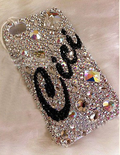 6s Plus 6c Customized Name Rhinestone Hard Back Mobile Phone Case Cover Bling Crystal Case Cover For Iphone 4 4s 5 7plus 5s 6 6 Plus Samsung