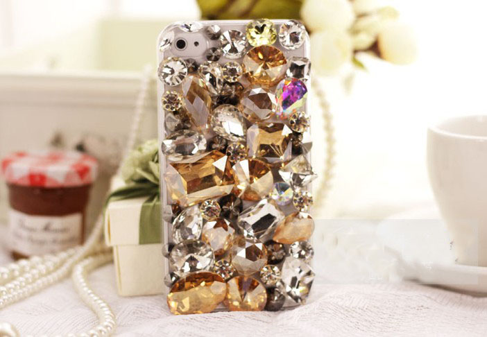6s Plus 6c Luxury Muticolored Rhinestone Hard Back Mobile Phone Case Cover Sparkly Case Cover For Iphone 4 4s 5 7 5s 6 6 Plus Samsung Galaxy S7