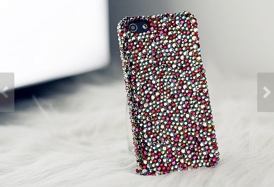 6s Plus 6c Sparkly Colorful Diamond Hard Back Mobile Phone Case Cover Bling Handmade Crystal Case Cover For Iphone 4 4s 5 7plus 5s 6 6 Plus