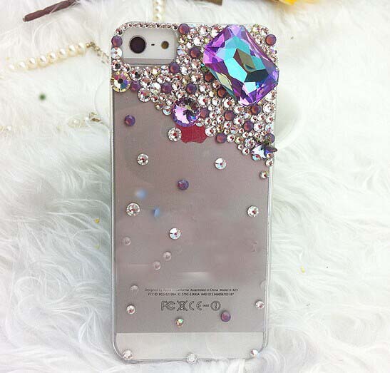6s Plus 6c Sparkly Diamond Hard Back Mobile Phone Case Cover Bling Handmade Crystal Case Cover For Iphone 4 4s 5 7plus 5s 6 6 Plus Samsung Galaxy