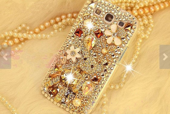 6s Plus 6c Luxury Floral Bear Rhinestone Hard Back Mobile Phone Case Cover Bling Girly Handmade Crystal Case Cover For Iphone 4 4s 5 7plus 5s 6 6
