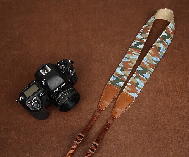 Camo Jeans Printing Comfortable Camera Strap Neck Strap Elastic Carrying A Classic For Canon Nikon Sony