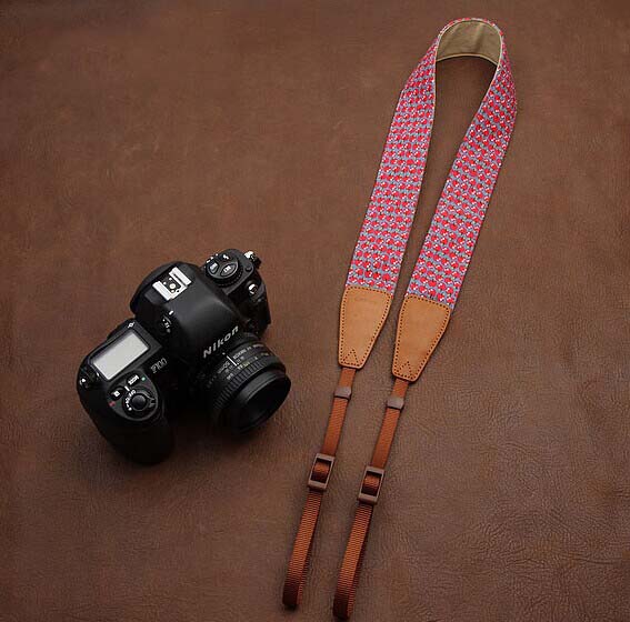 High Quality Red Comfortable Camera Strap Neck Strap Elastic Carrying A Classic For Canon Nikon Sony
