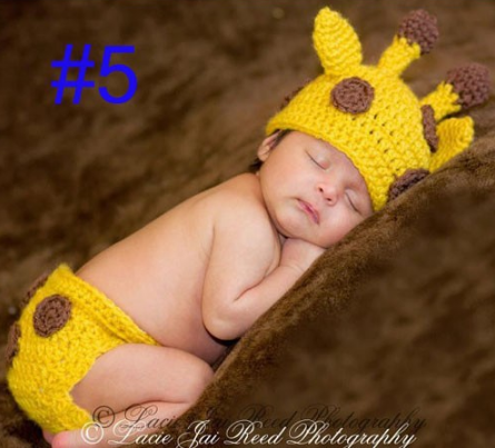 Deer Two - Piece Hand Knitted Wool Clothes Photo Prop One Hundred Days Newborn Baby Photography Baby Clothes Joker Pictures Clothes