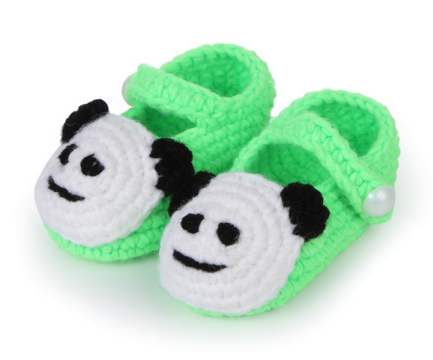 Panda Hand-woven Soft bottom comfortable baby shoes infant shoes toddler shoes Photography Props shoes