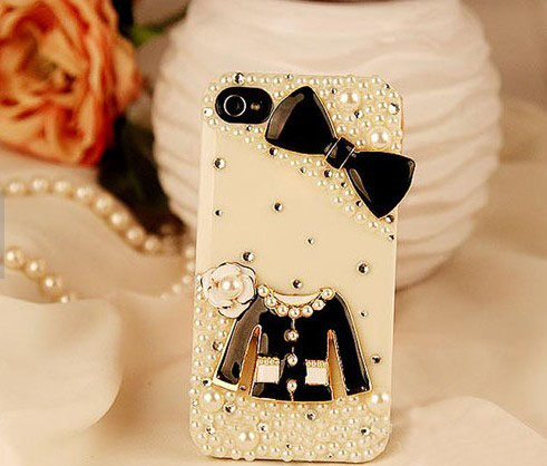 6c 6s Plus Water Proof Cases Iphone5s 5 7plus Pearl Case Bow Phone Case For Iphone 6 And Samsung Bling Case Diamond Frost Case